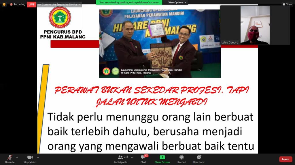 Peringati Nursing Day Mahasiswa STIKes Kepanjen Adakan Webinar Perawat (5)